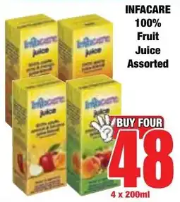 Boxer Superstores INFACARE 100% Fruit Juice Assorted offer