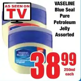 Boxer Superstores VASELINE Blue Seal Pure Petroleum Jelly Assorted offer