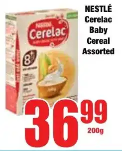 Boxer Superstores NESTLÉ Cerelac Baby Cereal Assorted offer