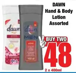 Boxer Superstores DAWN Hand & Body Lotion Assorted offer
