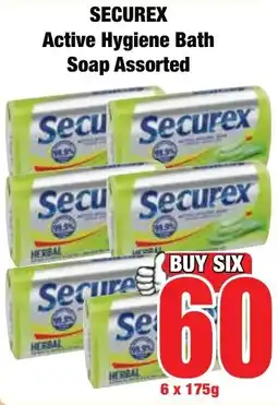 Boxer Superstores SECUREX Active Hygiene Bath Soap Assorted offer