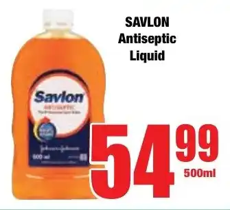 Boxer Superstores SAVLON Antiseptic Liquid offer