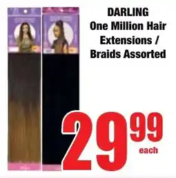 Boxer Superstores DARLING One Million Hair Extensions/ Braids Assorted offer