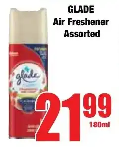 Boxer Superstores GLADE Air Freshener Assorted offer