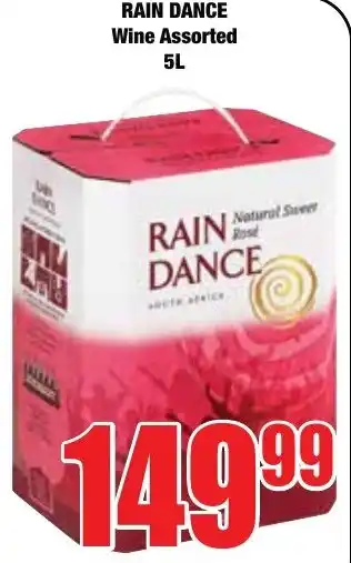Boxer Superstores RAIN DANCE Wine Assorted offer