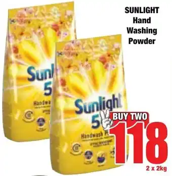 Boxer Superstores SUNLIGHT Hand Washing Powder offer