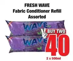Boxer Superstores FRESH WAVE Fabric Conditioner Refill Assorted offer