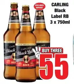 Boxer Superstores CARLING Black Label RB offer