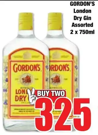 Boxer Superstores GORDON'S London Dry Gin Assorted offer