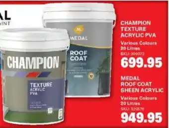 Cashbuild Medal roof coat sheen acrylic offer