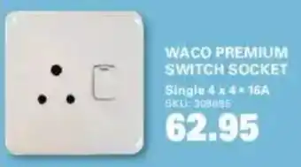 Cashbuild Waco premium switch socket single offer