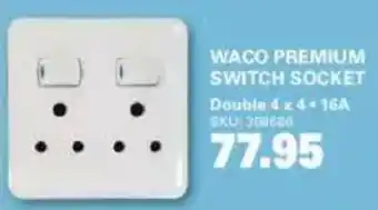 Cashbuild Waco premium switch socket double offer