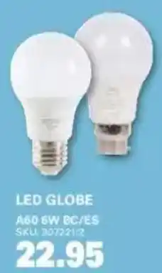 Cashbuild Led globe A60 5W BC/ES offer
