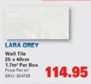 Cashbuild Lara Grey Wall Tile offer