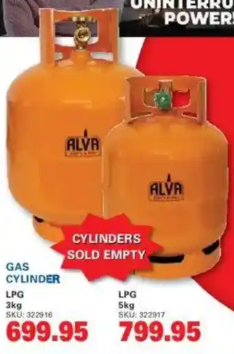 Cashbuild Alva gas cylinder LPG offer