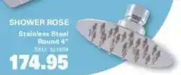 Cashbuild Shower Rose Stainless Steel Round offer