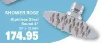 Cashbuild Shower Rose Stainless Steel Round offer