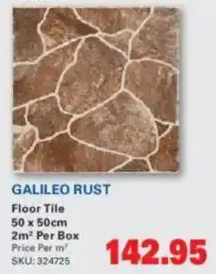 Cashbuild Galileo Rust Floor Tile offer