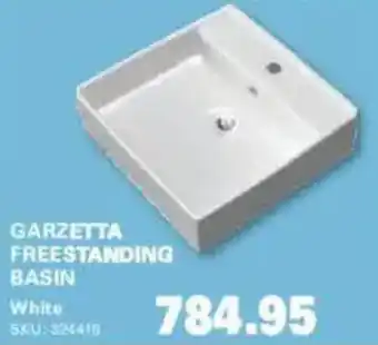 Cashbuild Garzetta freestanding basin offer