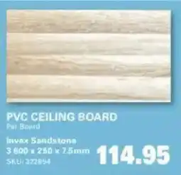 Cashbuild Pvc ceiling board invex sandstone offer