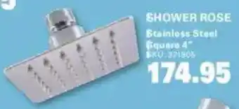Cashbuild Shower Rose Stainless Steel Square offer