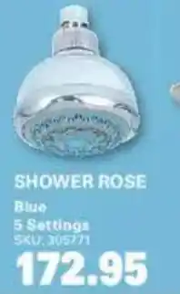 Cashbuild Shower Rose Blue 5 Settings offer