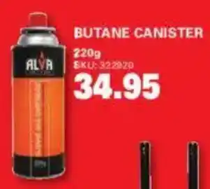 Cashbuild Alva butane canister offer