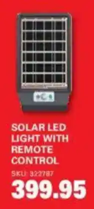 Cashbuild Solar led light with remote control offer