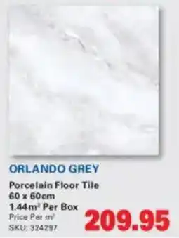 Cashbuild Orlando Grey Porcelain Floor Tile offer