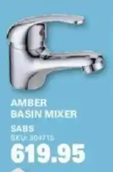 Cashbuild Amber basin mixer sabs offer