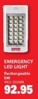 Cashbuild Emergency led light rechargeable 5W offer