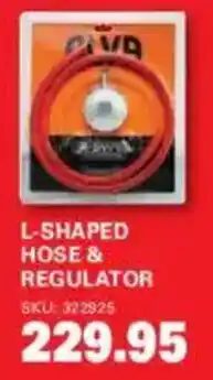 Cashbuild Alva L-shaped hose & regulator offer