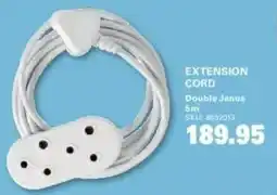 Cashbuild Extension Cord Double Janus offer
