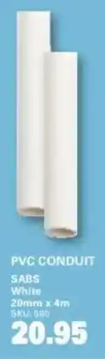 Cashbuild Pvc Conduit SABS White offer