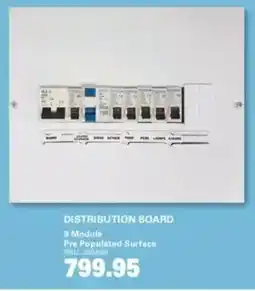 Cashbuild Distribution Board 9 Module Pre Populated Surface offer