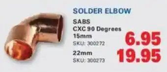 Cashbuild Solder Elbow SABS offer