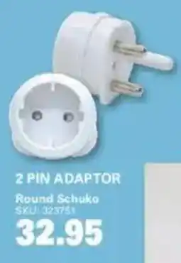 Cashbuild 2 Pin Adaptor Round Schuko offer