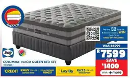 Russells Sealy columbia 152cm queen bed set offer