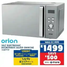 Russells Orion Electronic Microwave Silver offer