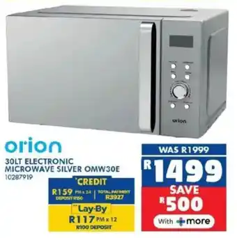 Russells Orion Electronic Microwave Silver offer