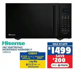 Russells Hisense Electronic Microwave offer