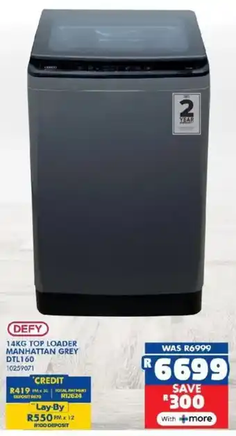 Russells Defy top loader manhattan grey offer