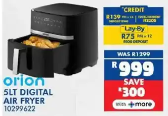 Russells Orion digital air fryer offer