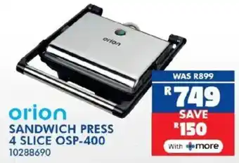 Russells Orion sandwich press 4 slice offer
