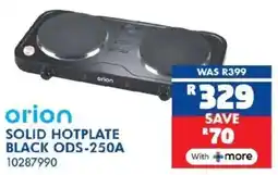 Russells Orion solid hotplate black offer