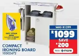 Russells Compact ironing board offer