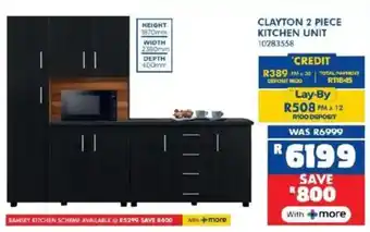 Russells Clayton kitchen unit offer