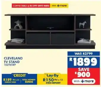 Russells Cleveland tv stand offer