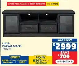 Russells Luna plasma stand offer