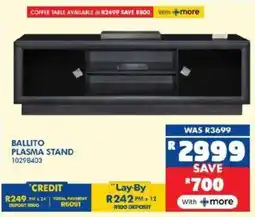 Russells Ballito plasma stand offer